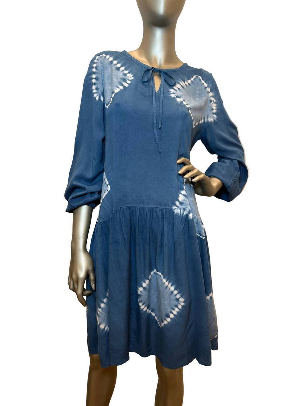 NEW ROMI THE BRAND women's nassau lily short mini dress in blue